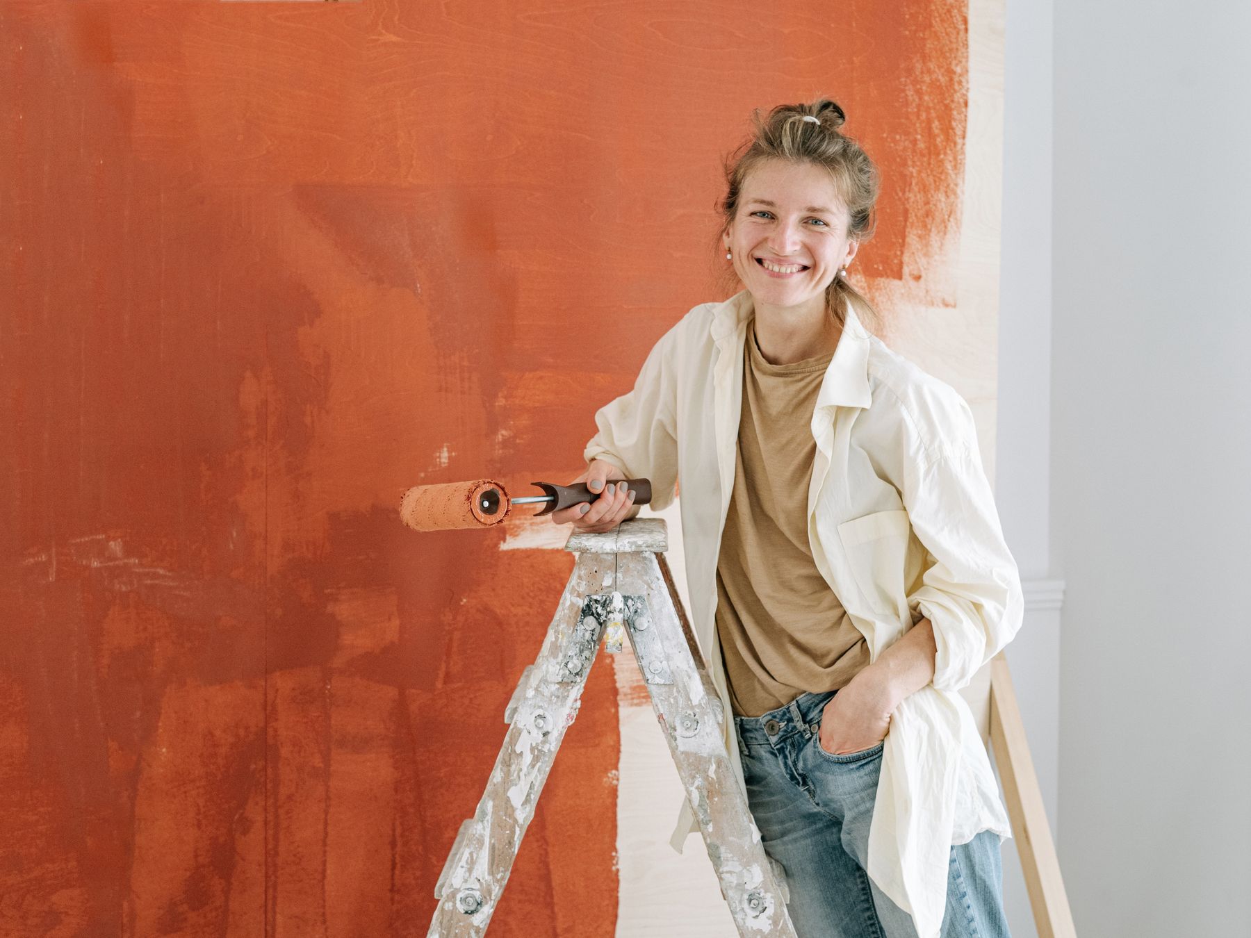 Painters and Decorators in North Kensington — quality trade paint going on in two coats