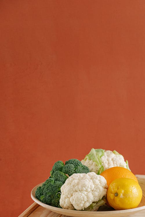 Kostnadsfria Kostnadsfri bild av ätlig, blomkål, broccoli Stock foto