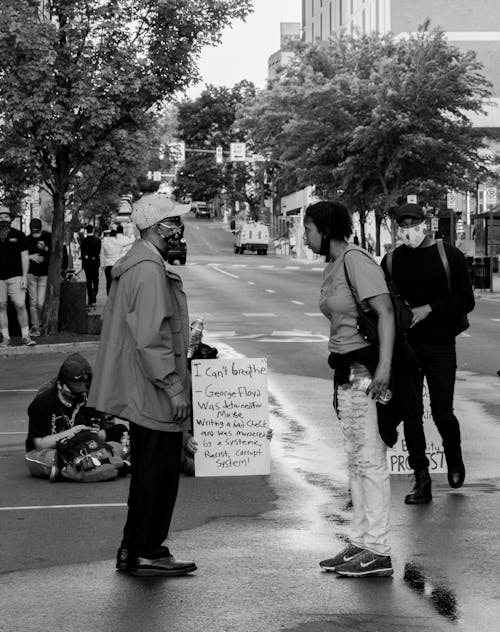 Fotos de stock gratuitas de activismo, blanco y negro, calle