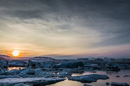 Iceberg Sul Corpo D'acqua