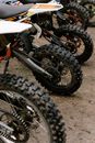 Orange and Black Motocross Dirt Bike
