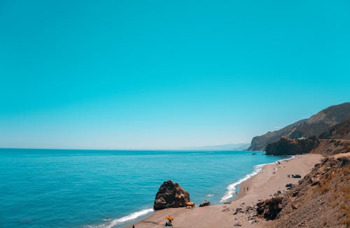 Free stock photo of beach, blue, by the sea