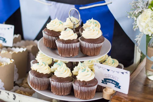 Kostenlos Kostenloses Stock Foto zu cupcakes, dessert, essen Stock-Foto