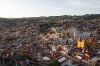 Drone Shot of the City of Guanajuato