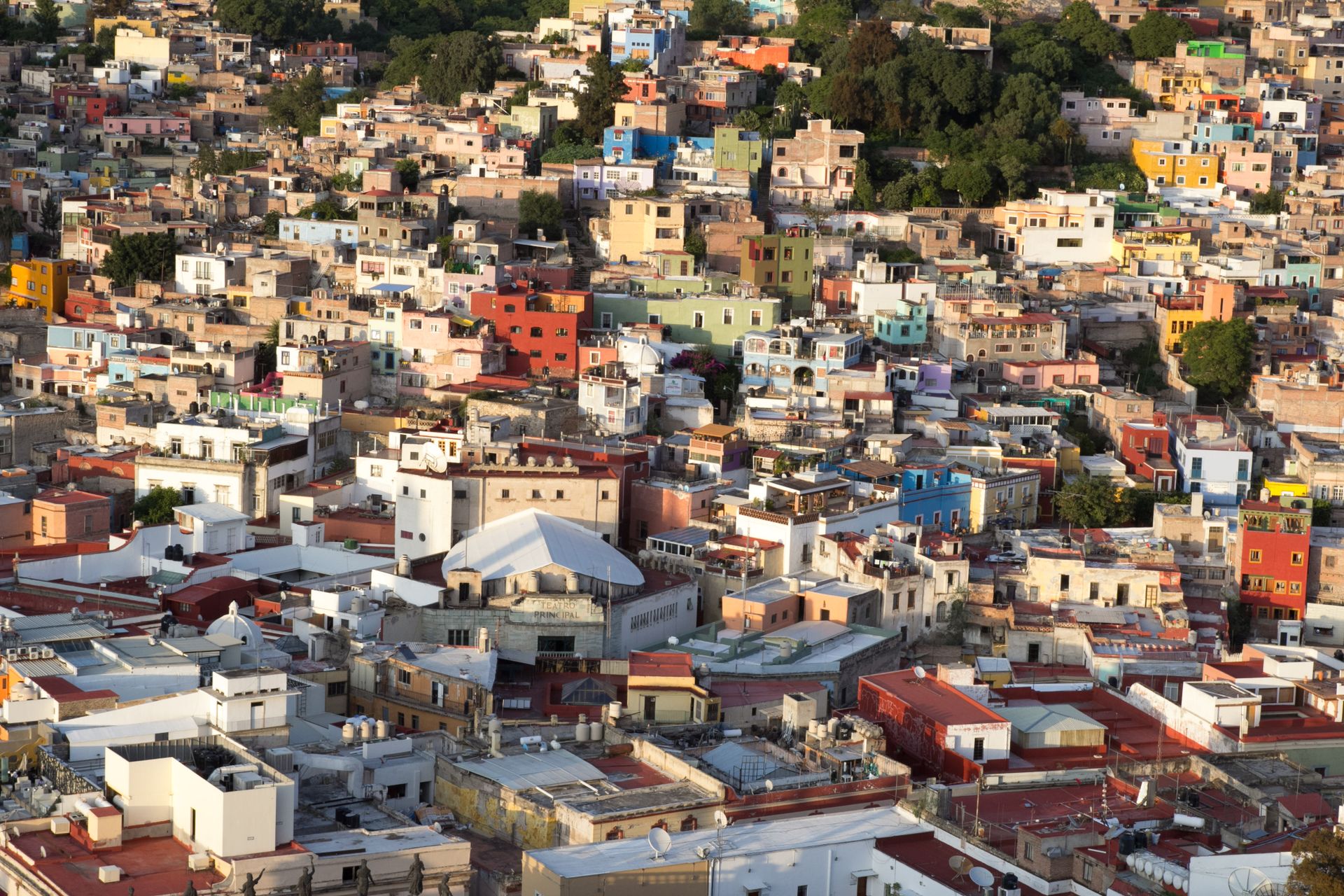 Mexico City aerial urban housing density — CDMX housing market frame for World Cup displac