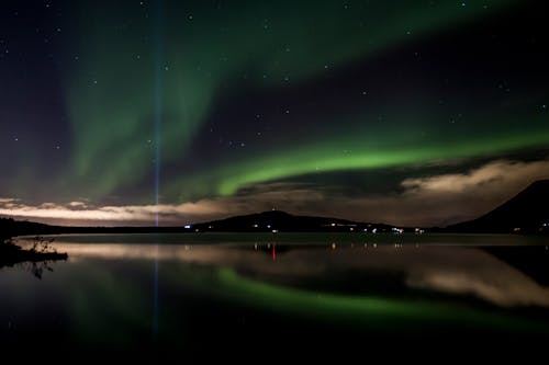 Free Photo of Aurora Borealis During Night Time Stock Photo