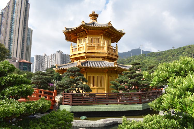 Temple In Nan Lian Garden In China