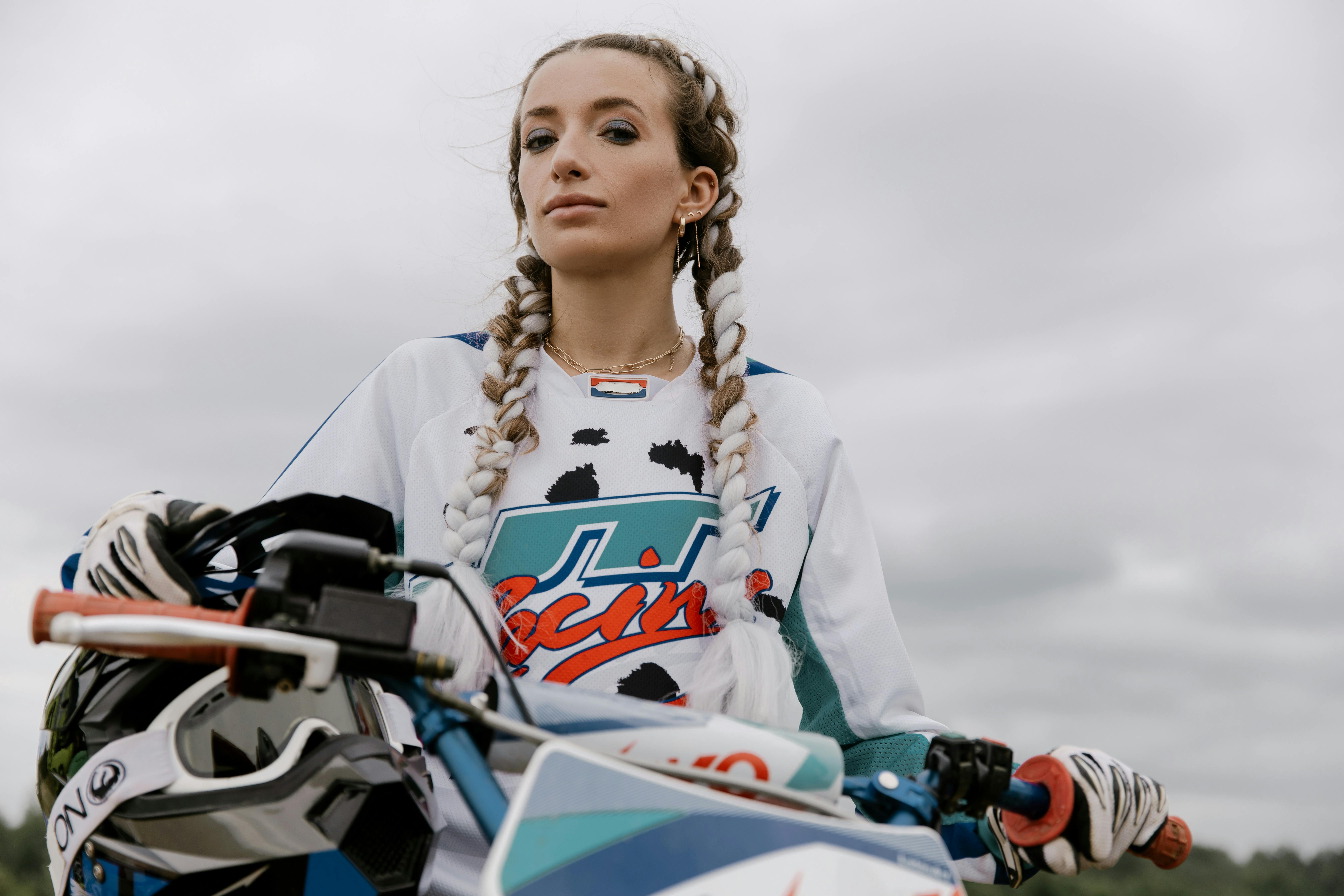 Female Dirt Bike Rider · Free Stock Photo