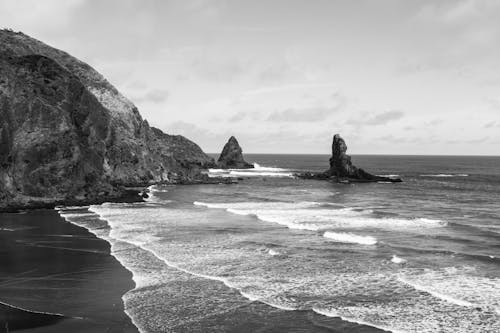 Dramatic View of Rocky Coastline