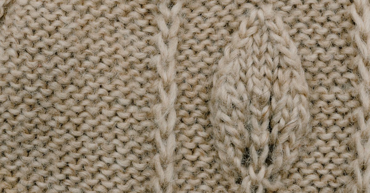 Best way to weave in ends knitting
