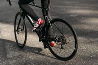 Biker riding a Road Bike