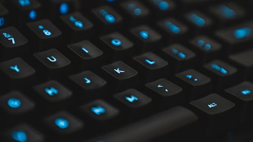 Close-up Photo of a Computer Keyboard