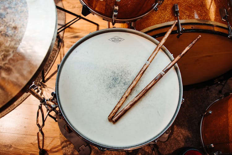 A Drumstick Over The Drum