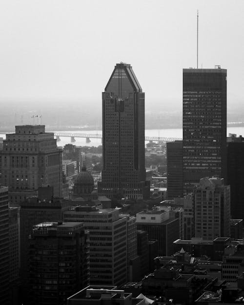 The De La Gauchetiere and City Buildings in Montreal, Canada