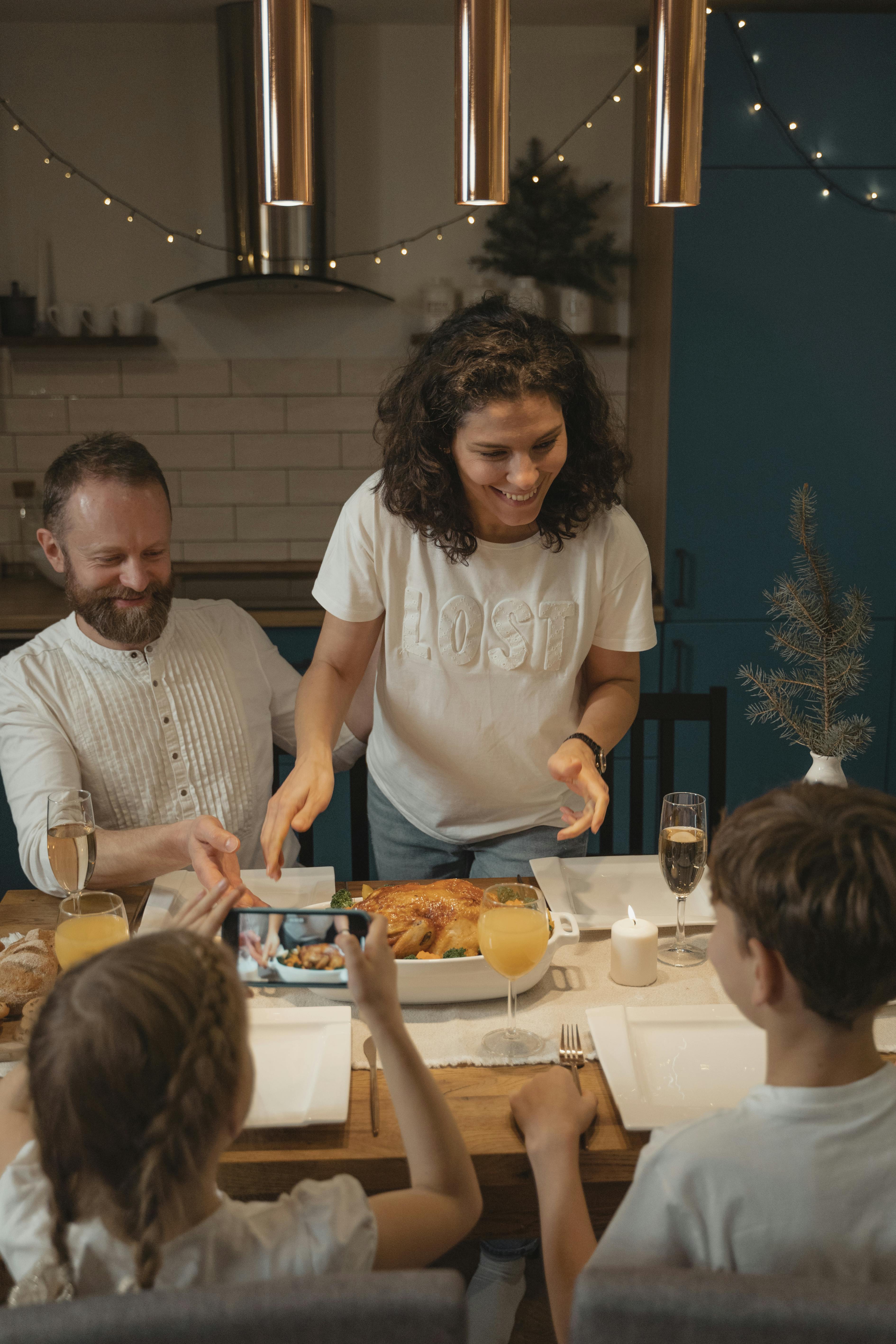 A Family Celebrating Thanksgiving · Free Stock Photo