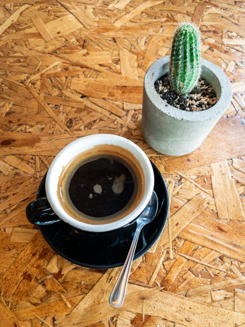 Free stock photo of afternoon, americano, black coffee