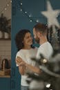 Man in White Crew Neck T-shirt Smiling