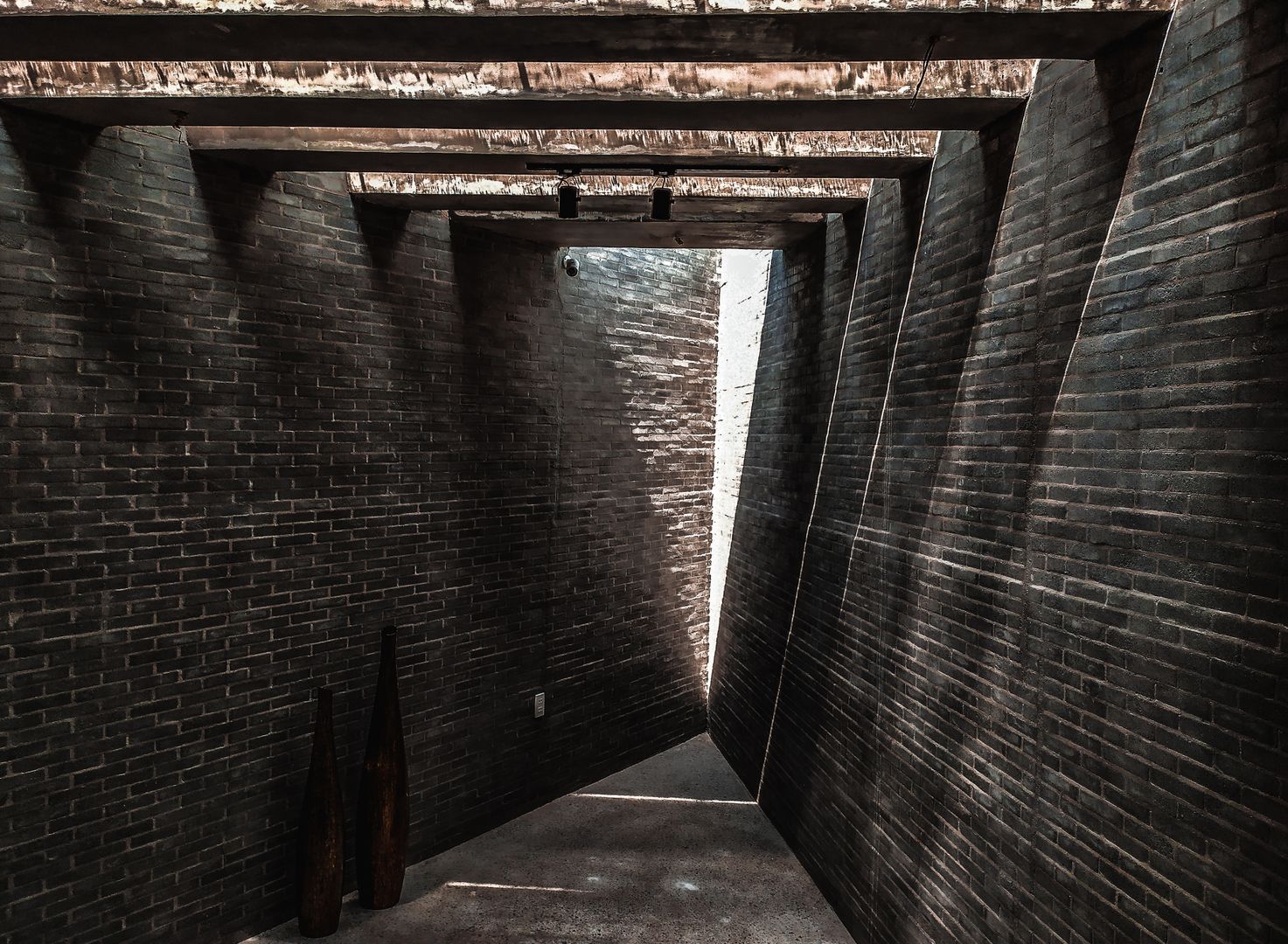 Dark architecture background