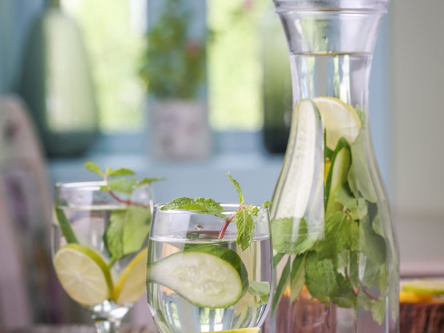 What happens when you soak cucumber in water overnight?