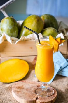 100% Crushed Smoothie Mix Fruit Concentrate, Mango Tropics