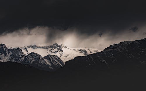 Free stock photo of alps, battle, clouds