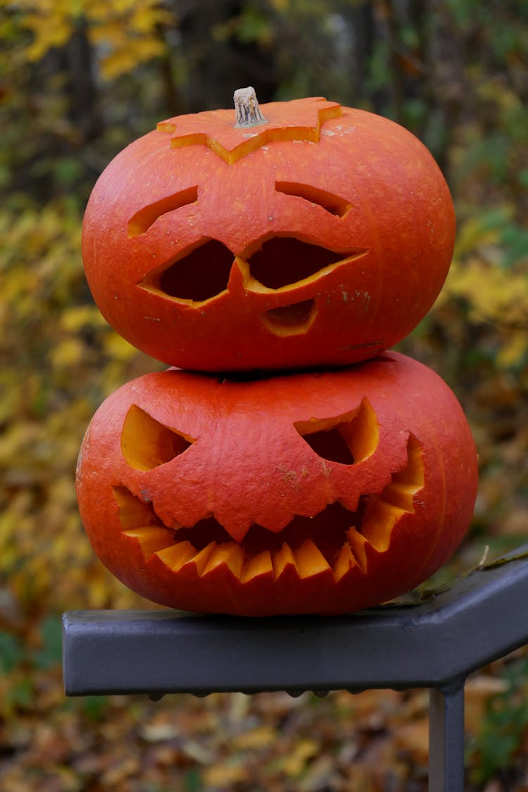 Stacked Jack O Lanterns