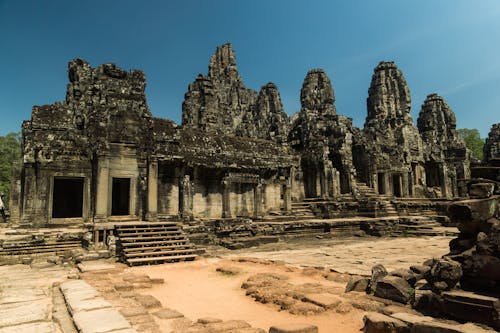 Δωρεάν στοκ φωτογραφιών με angkor wat, nokor thom, αρχαία αρχιτεκτονική