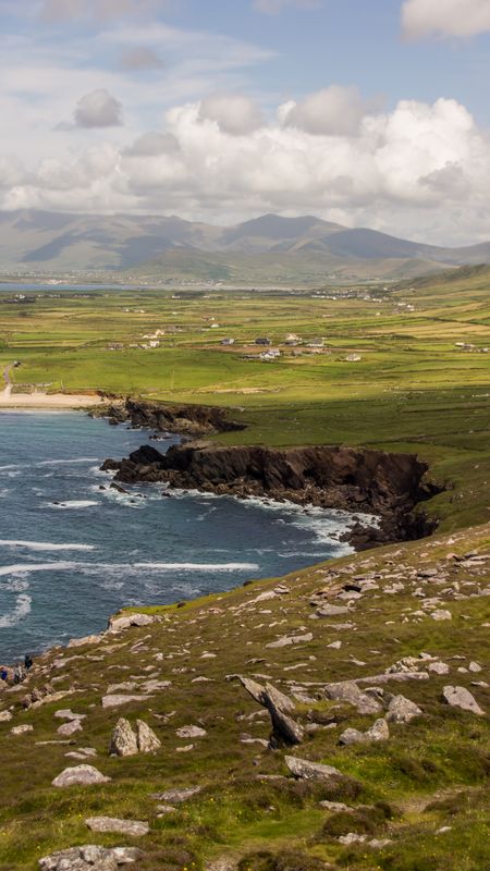 Irish coast landscape