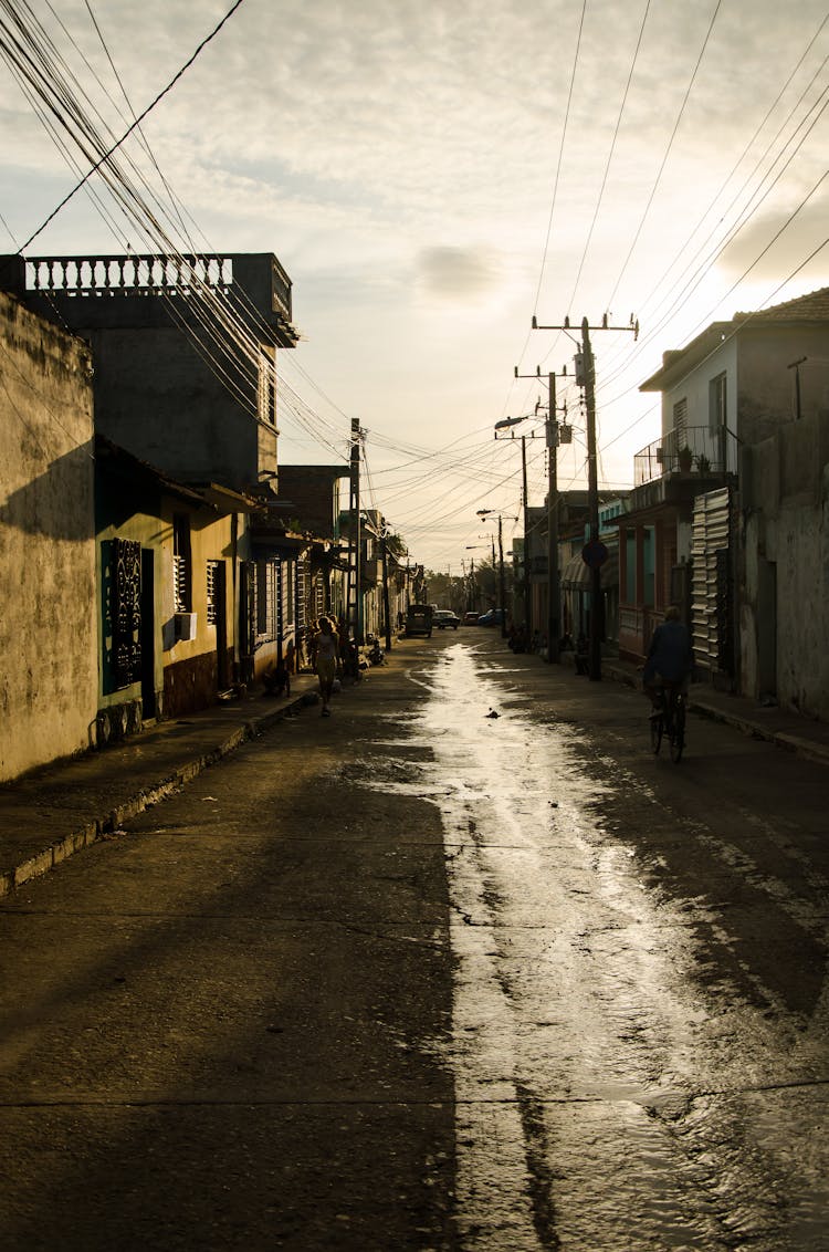 Street In Poor City Region