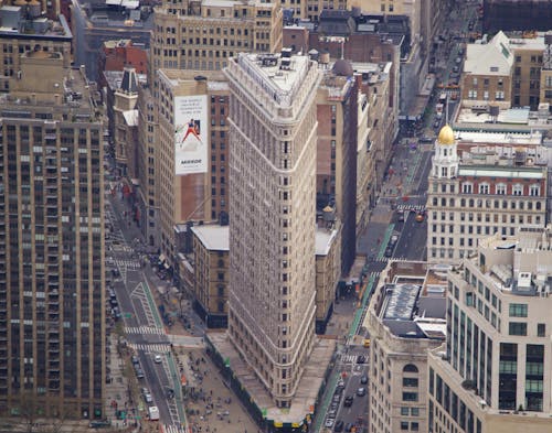 Δωρεάν στοκ φωτογραφιών με Flatiron Building, από πάνω, αρχιτεκτονική Φωτογραφία από στοκ φωτογραφιών
