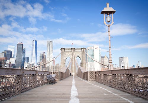 Free Photo of the Brooklyn Bridge Stock Photo