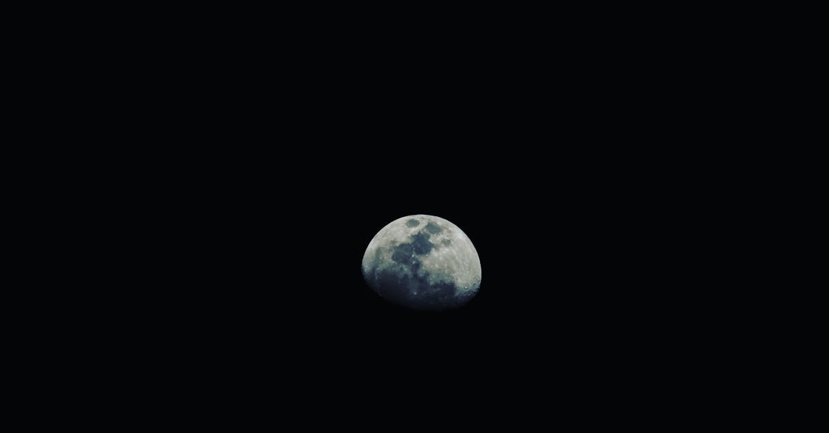 Free stock photo of cold, half moon, moon