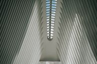Skylight on High Ceilings of a Concrete Building
