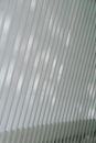 Textured background of modern building roof with vertical beams