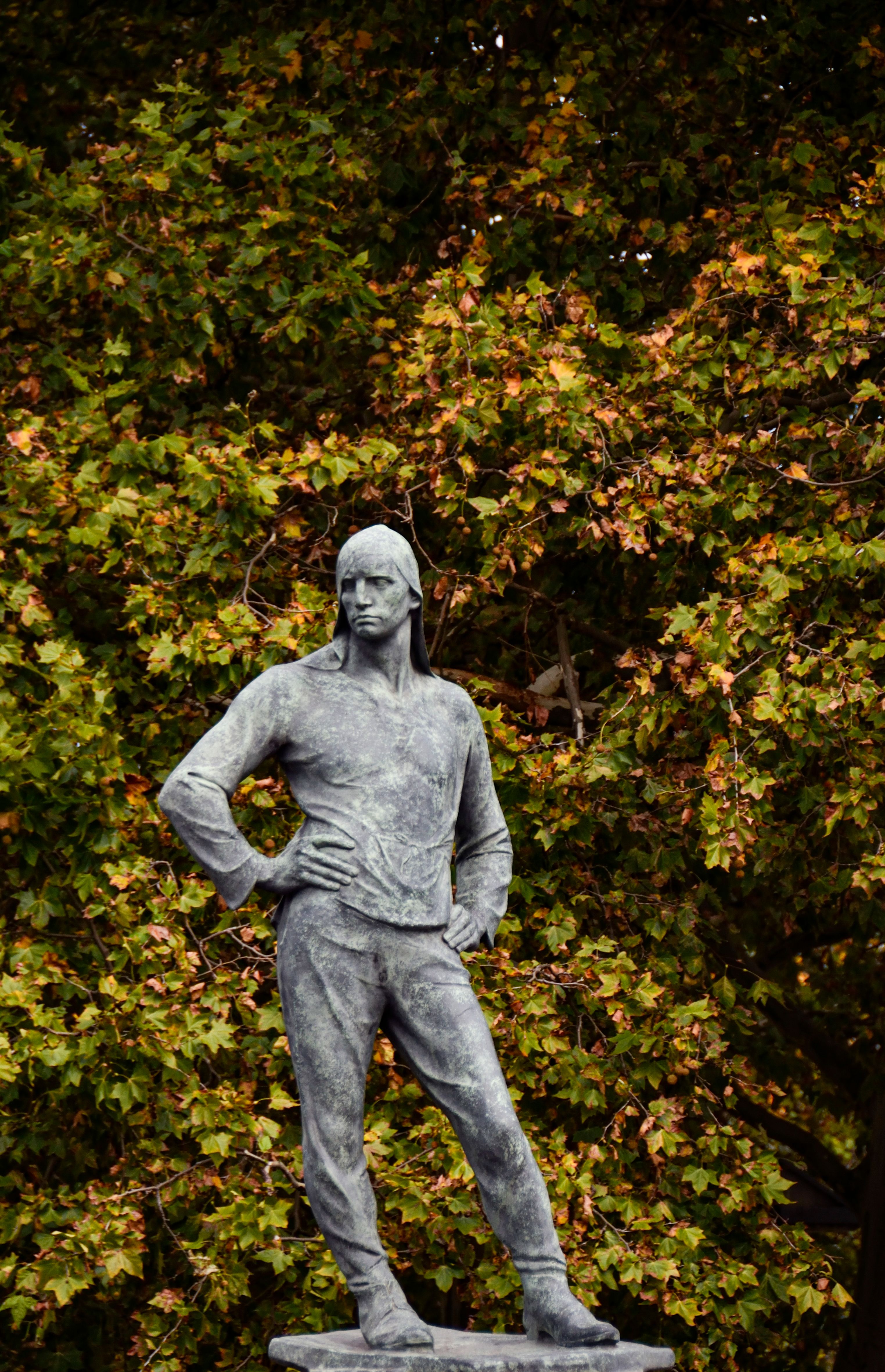 Statue Guy A Concrete Statue of a Man · Free Stock Photo