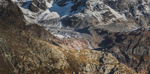 Foto profissional grátis de formações geológicas, montanhas, neve