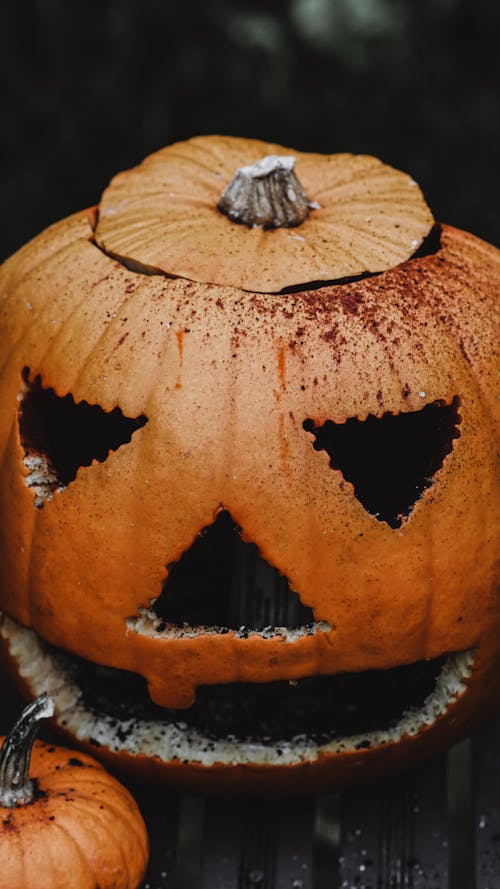 Jack O Lantern With Black Background