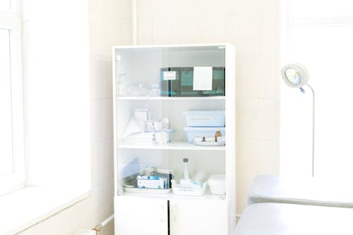 Medicine Cabinet Shelf Photograph by Science Stock Photography