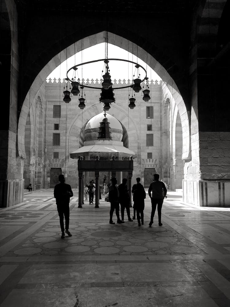 Tourists Visiting Islamic Temple