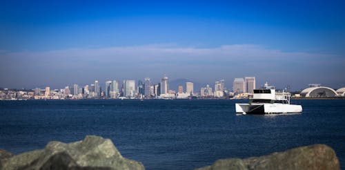 White Yacht on Body of Water