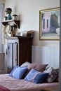 Brown Wooden Cabinet With Mirror