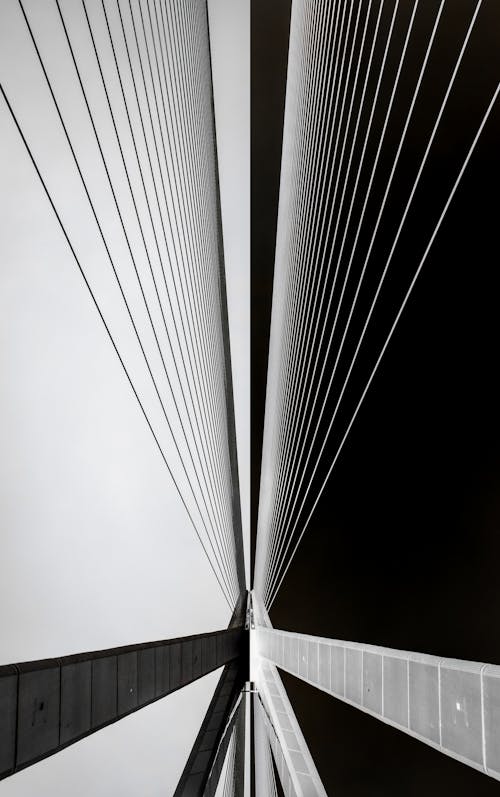 Darmowe zdjęcie z galerii z abstrakcyjny, czarno-biały, geometria
