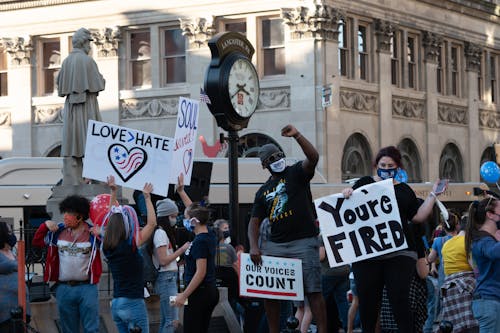 Gratis stockfoto met activisten, banners, betoging