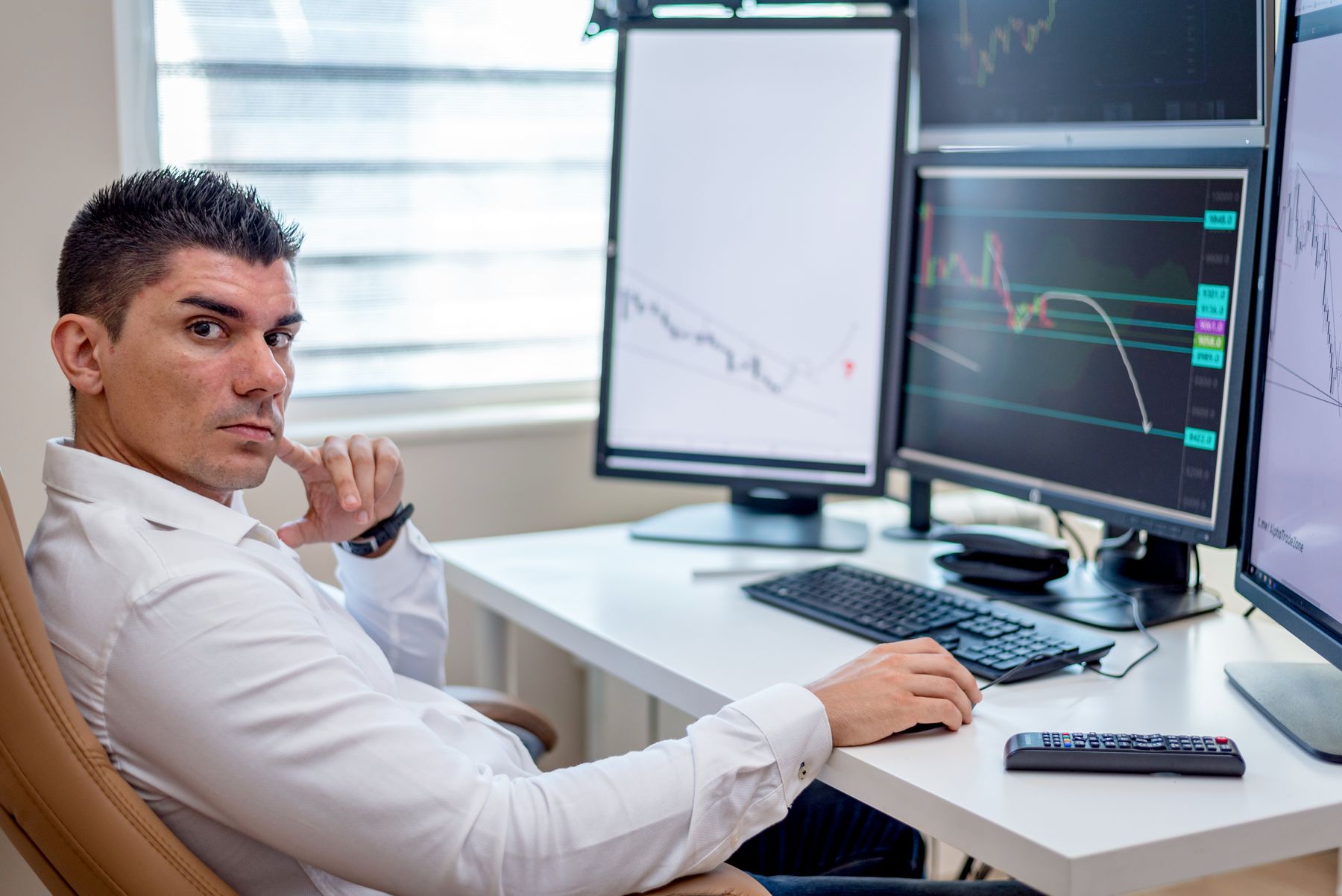 Multiple monitors used for performance monitoring