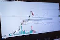 Computer Screen Displaying a Graph