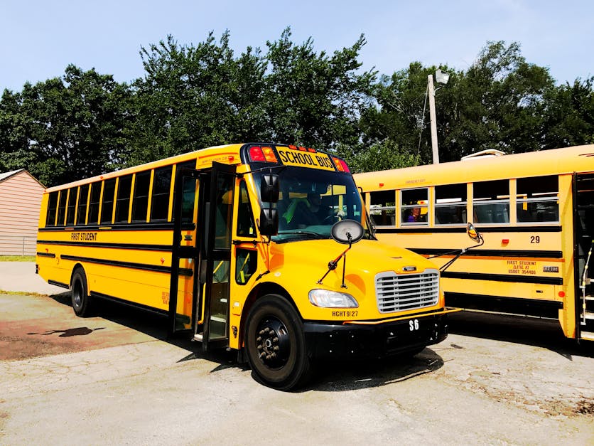 Free stock photo of school bus