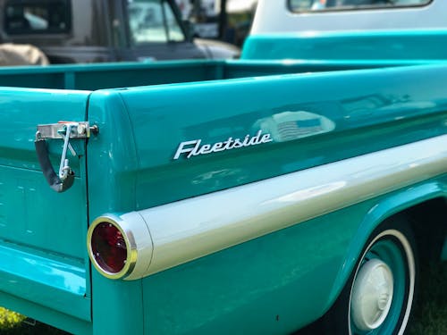 Teal Chevrolet Pickup Truck