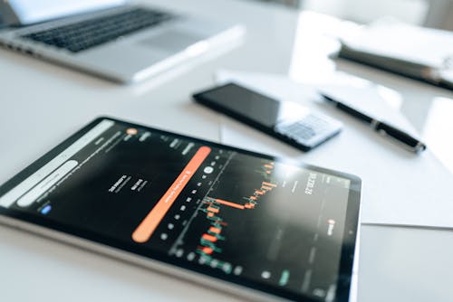 Black Ipad on White Table