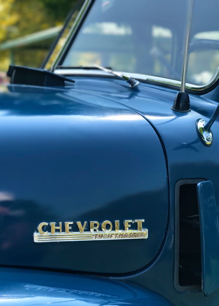 Blue Chevrolet Car