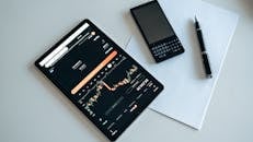 A Digital Tablet and Smartphone